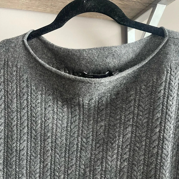 Vince | Yak Wool Boat Neck Cable-knit Sweater, Small - Picture 5 of 9